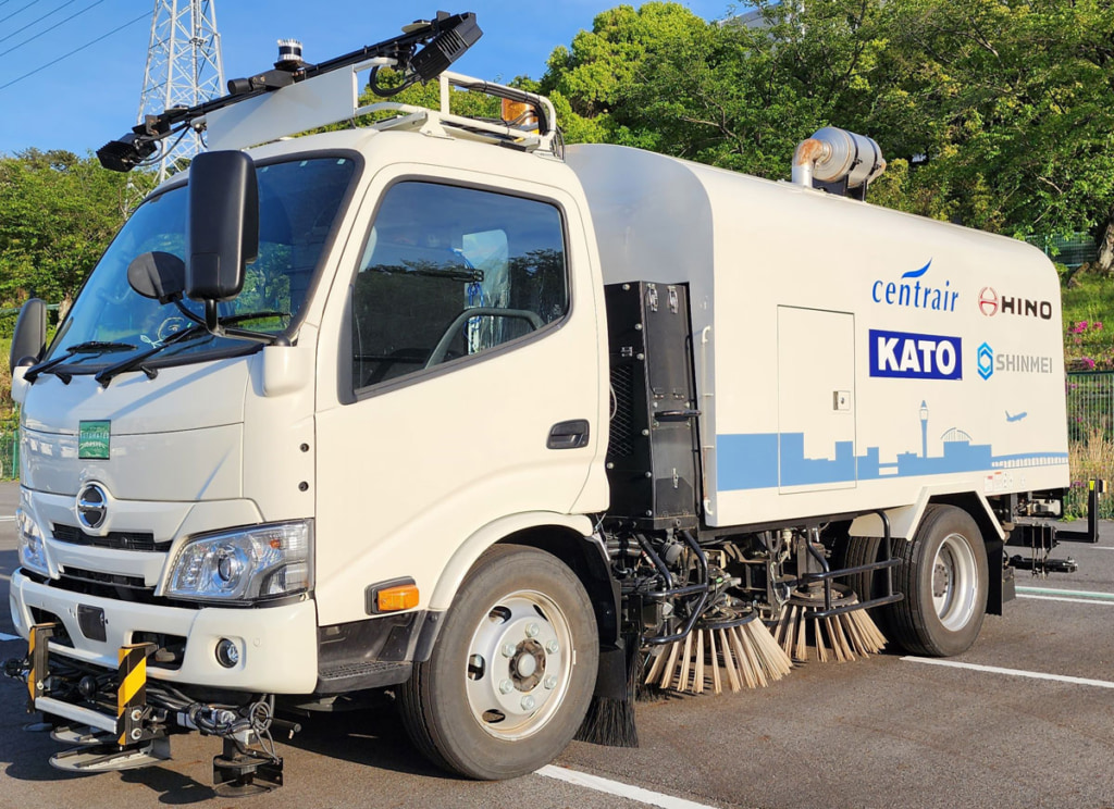 20230512HINO 1024x744 - 日野自動車ほか／日本初のレベル2自動運転・路面清掃車の実証実験を開始