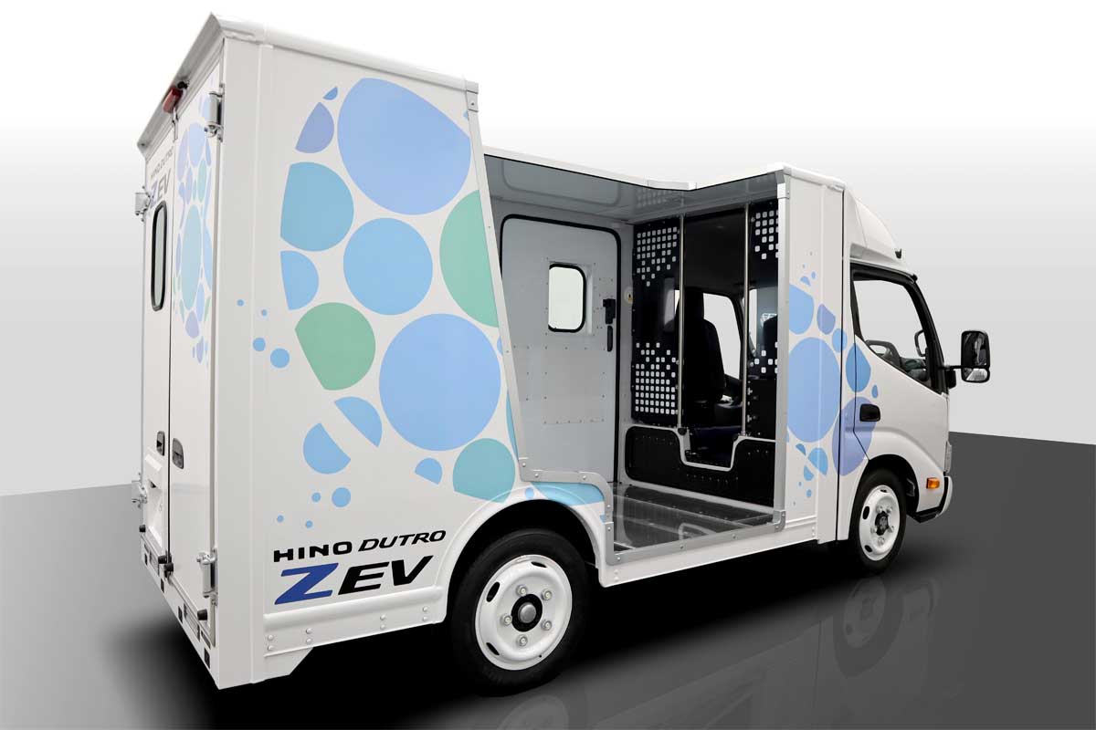 20230522HINO - 日野／人とくるまのテクノロジー展でEV・FCVトラックを紹介