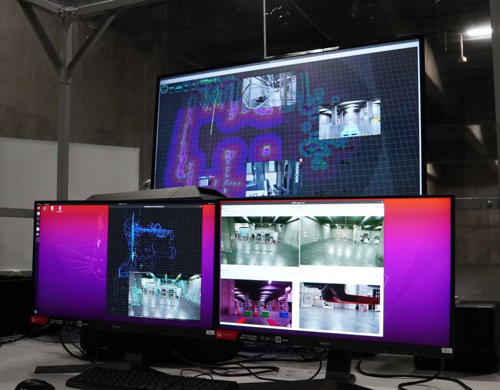 20230825NEC 2 1024x799 - NEC／既製フォークリフトに後付けで自律遠隔搬送可能なサービスを開発
