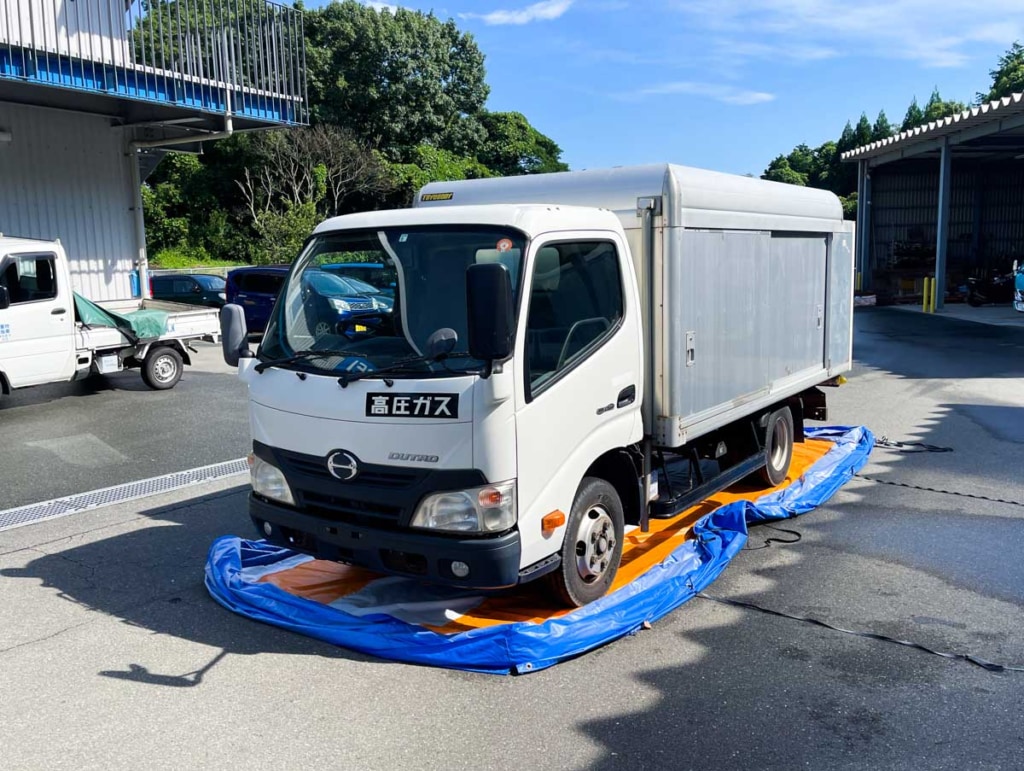 20230831INO 2 1024x771 - イノベックス／ゲリラ豪雨の浸水被害からトラックを守る車両浸水防止カバーを発売