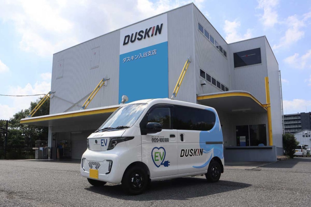 20230904DUSKIN 1 1024x683 - ダスキン／軽EV商用バンASF2.0を使用し、営業車EV化の実証実験を開始