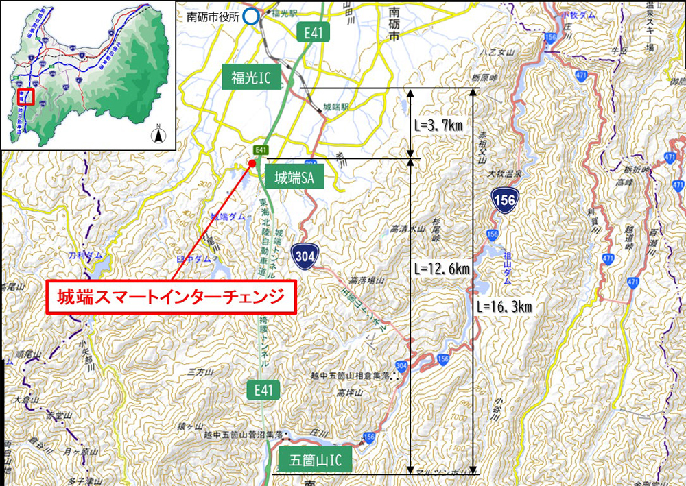 20231106hokuriku1 - 東海北陸自動車道／城端スマートインターチェンジ、12月16日開通