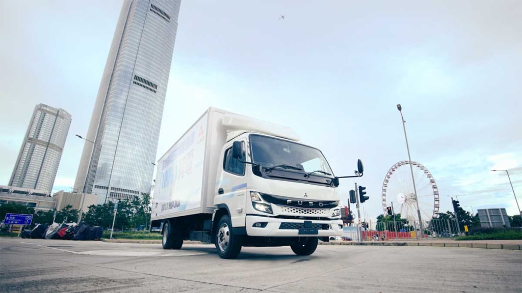 20240126fuso 1024x576 - 三菱ふそう／eCanterを香港で発売、日本以外のアジアでは初