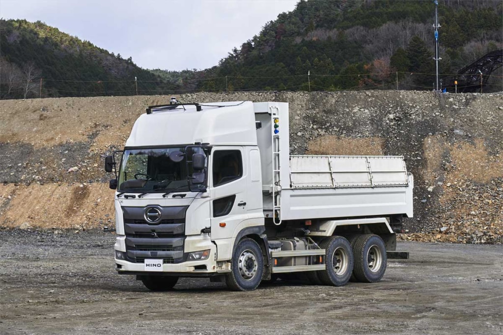 20240227HINO 1 1024x683 - 日野／大林組と自動運転ダンプトラックを実証実験