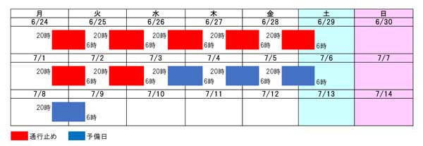 20240426SANIN 4 - 山陰道・松江道／米子西IC～東出雲ICなど夜間通行止め