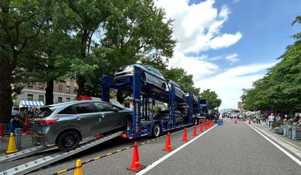 20250509ZERO 1024x595 - ゼロ／地域イベントで大型トレーラを展示、働く車の魅力伝える