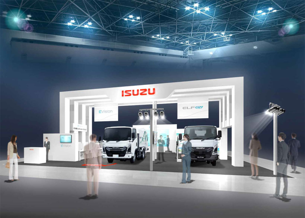 20250519isuzu 2 1024x731 - いすゞ／NEW環境展に初出展、EV塵芥車を展示