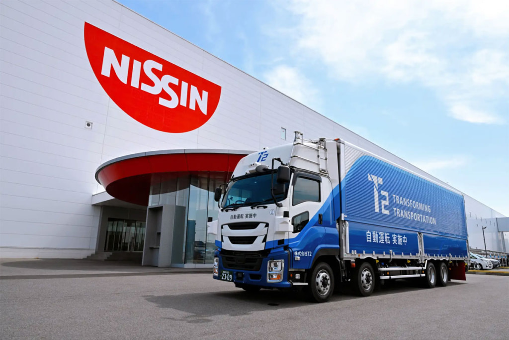 20250526t2 1024x683 - 日清食品、T2／自動運転トラック幹線輸送による軽量貨物輸送の実証実験を開始