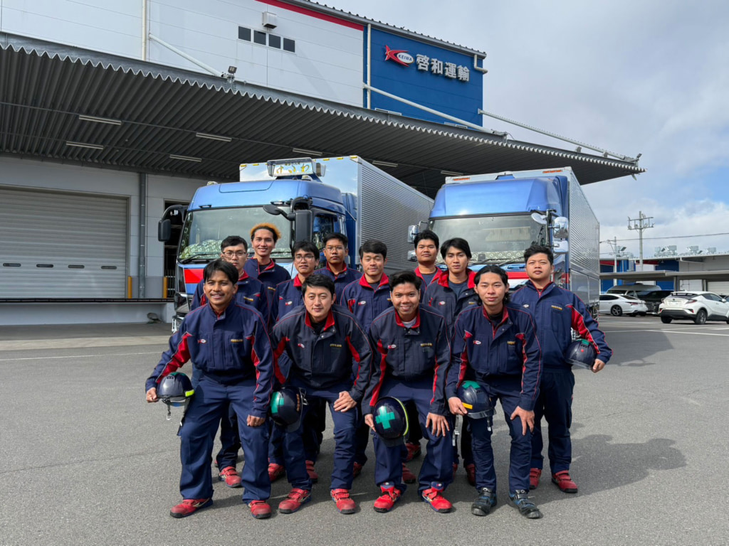 20250527keiwa1 1024x768 - 啓和運輸／特定技能外国人ドライバー3人採用、来春日本語学校設立