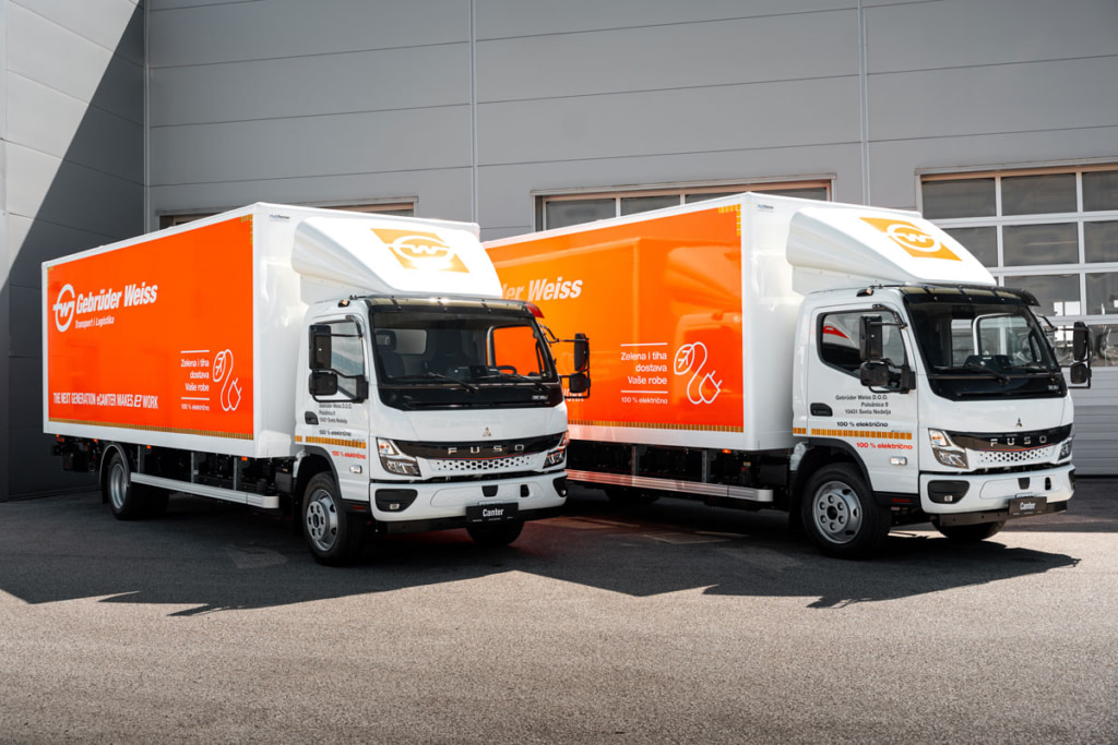 20250627fuso 1024x683 - ゲブルーダーバイス／三菱ふそう「eキャンター」をクロアチアに導入