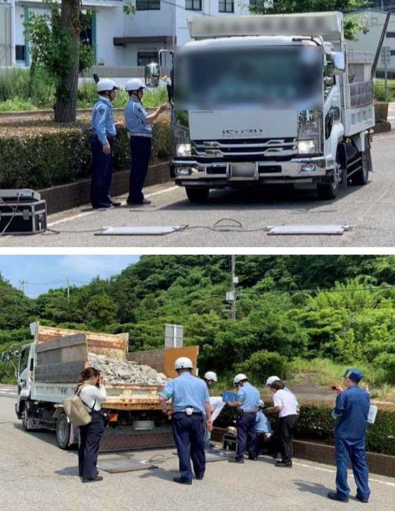 20250710kinki 792x1024 - 近畿運輸局／和歌山県警と合同で過積載運行・不正改造の取締りを実施