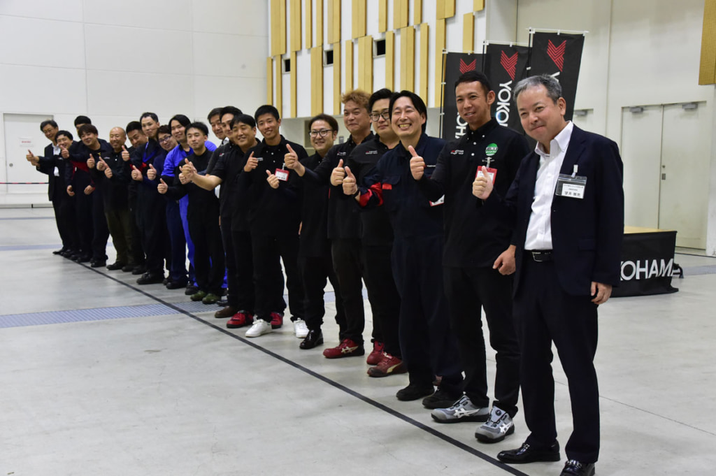 20250823yokohama 6 1024x681 - 横浜ゴム／タイヤサービス技能コンテスト開催、18名が腕を競い合う