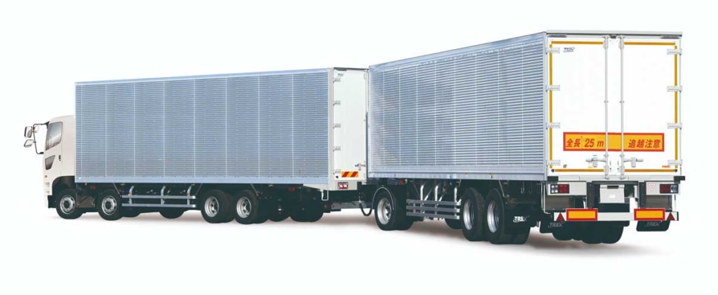 20251001TREX 1024x421 - 日本トレクス／ジャパントラックショーでダブル連結トラック体験試乗会を実施