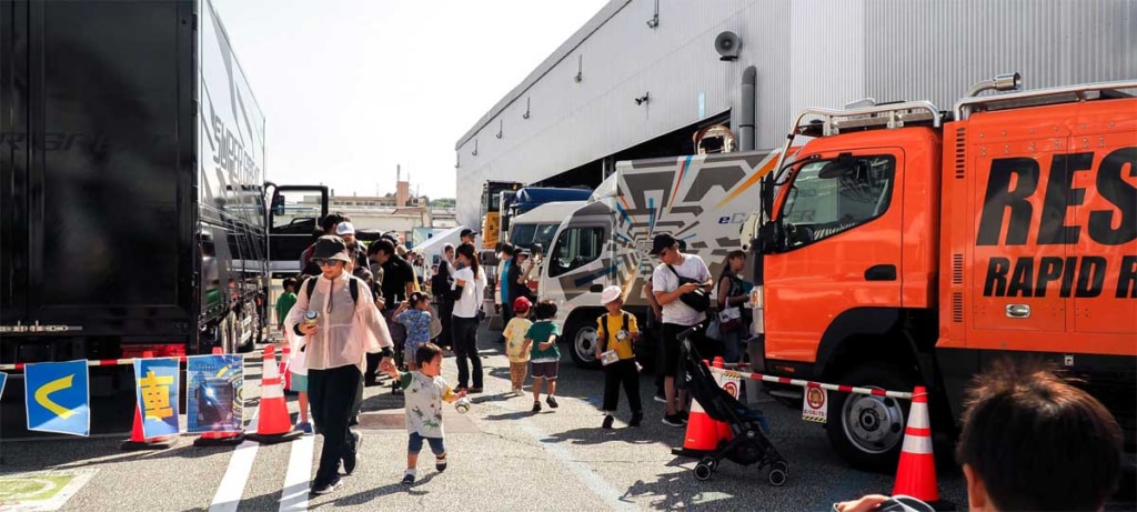 20251017fuso 1024x461 - 三菱ふそう／川崎工場で「ふそうファミリーデー」を開催