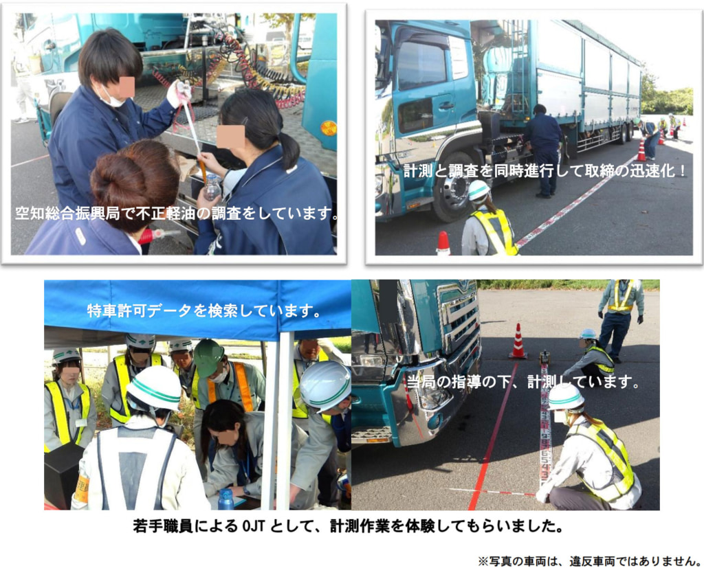 20251021sorachi 1024x827 - 札幌開発建設部、北海道空知総合振興局／国道12号で合同取締り、違反車両1台に指導