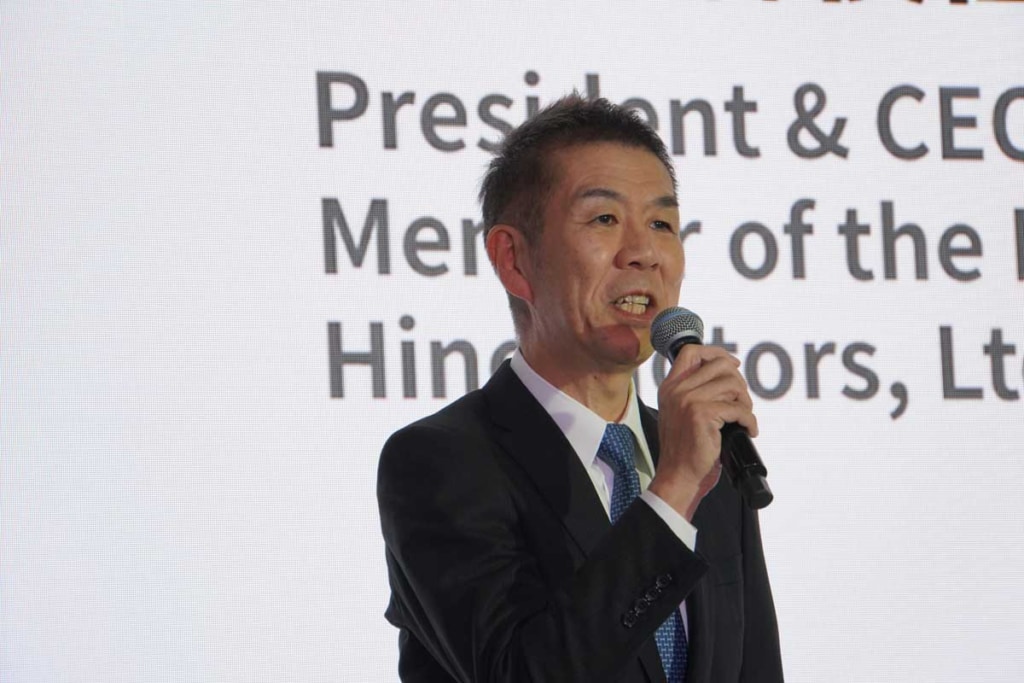 20251030HINO 1024x683 - 日野自動車／小木曽社長「カーボンニュートラル実現に向け、マルチパスウェイで取り組む」