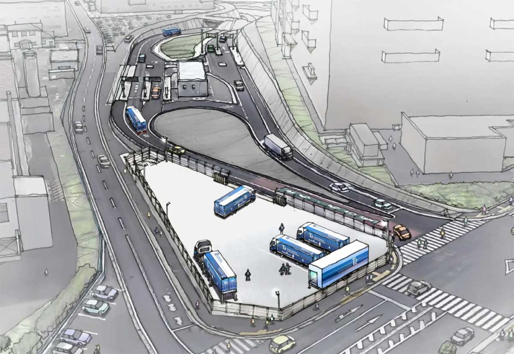 T2/自動運転トラックの切替拠点を神奈川県綾瀬市に初設置へ、2026年完成予定 20251031t2 1024x707 - T2/自動運転トラックの切替拠点を神奈川県綾瀬市に初設置へ、2026年完成予定