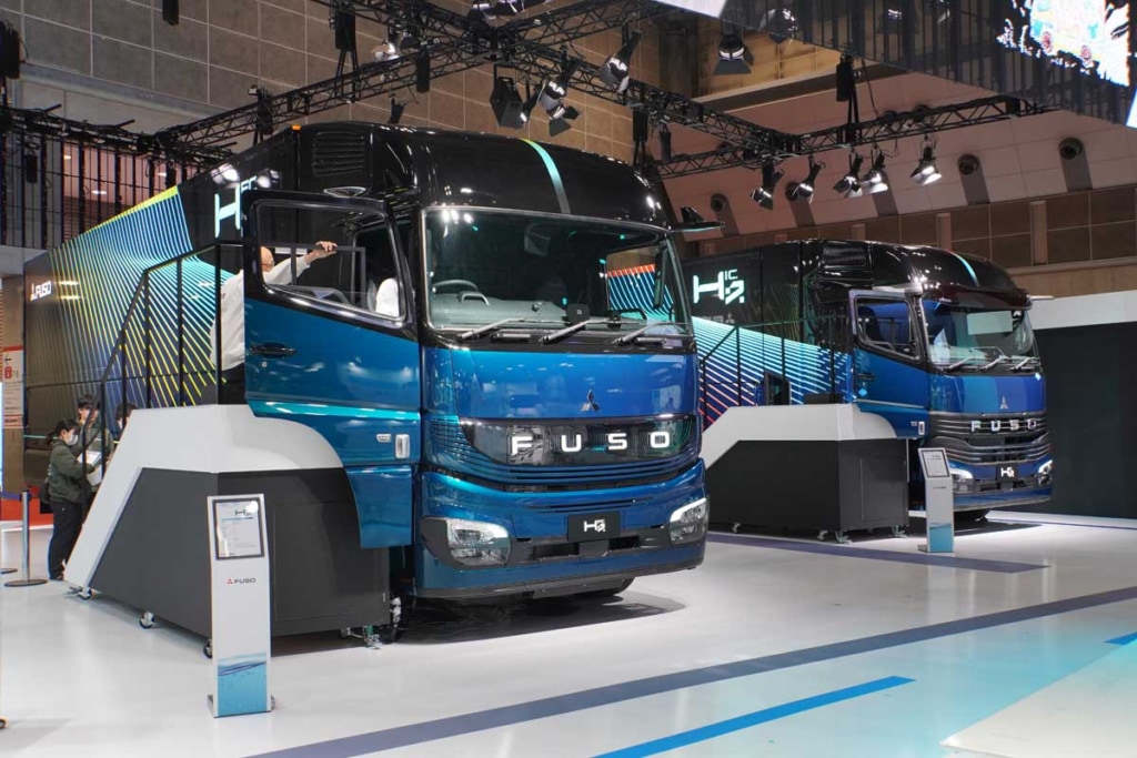 20251104fuso 1024x683 - 三菱ふそう／水素駆動大型トラック開発、全方位で進める
