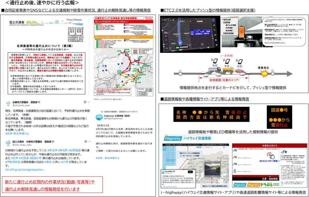 20251209meishin1 1024x653 - 名神・新名神／「予防的通行止め区間の除雪作業状況」「通行止め解除見通し」の情報発信開始