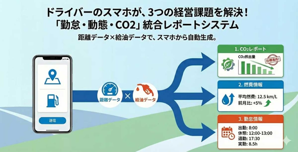 ロジ勤怠システム/動態管理「connec+」に環境データ管理機能を追加、上場荷主の要求に即応 20260107kintai 1024x524 - ロジ勤怠システム/動態管理「connec+」に環境データ管理機能を追加、上場荷主の要求に即応