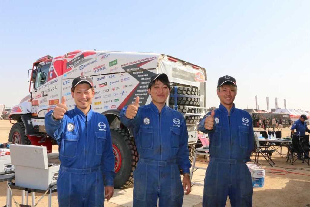 20260119hino 4 1024x683 - 日野チームスガワラ／ダカール・ラリー35回連続完走を果たす