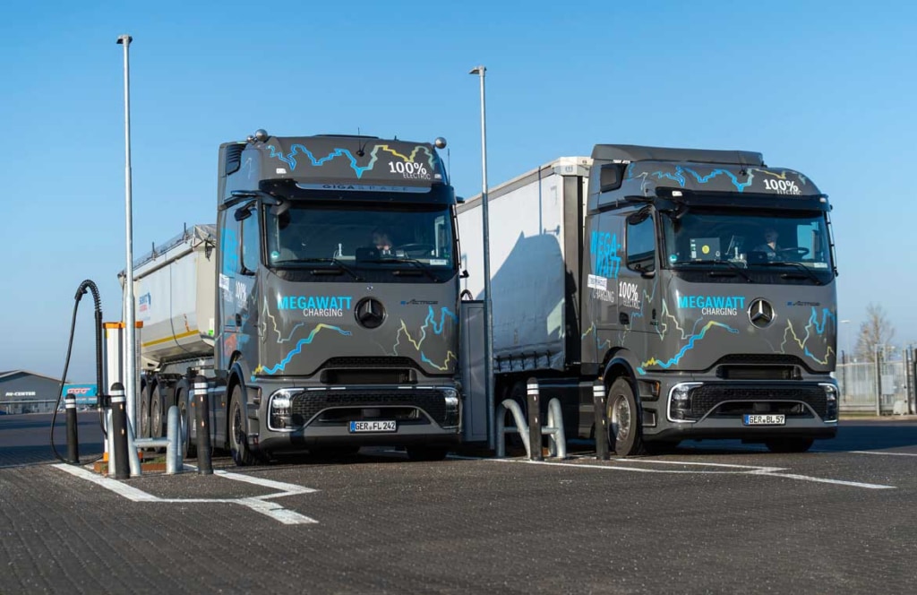 メルセデス・ベンツ・トラック/メガワット充電による大型EVトラックの長距離テストを開始 20260123MB 1024x664 - メルセデス・ベンツ・トラック/メガワット充電による大型EVトラックの長距離テストを開始