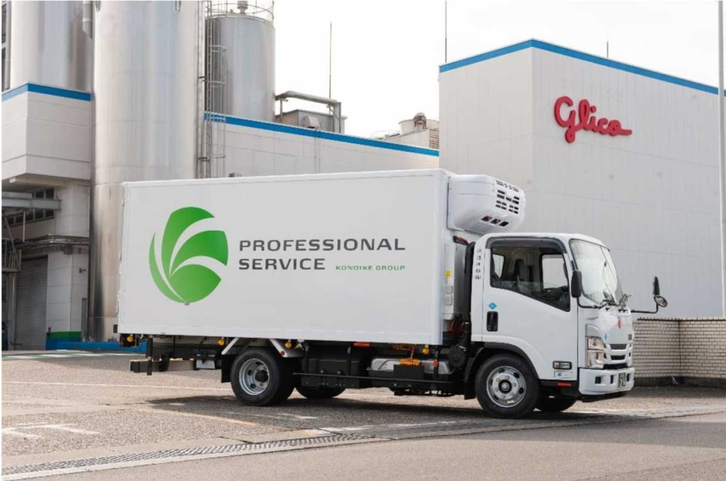 鴻池運輸/乳業業界初の冷蔵機能を備えた燃料電池小型トラックを江崎グリコと共同で導入 20260123kounoike 1024x679 - 鴻池運輸/乳業業界初の冷蔵機能を備えた燃料電池小型トラックを江崎グリコと共同で導入