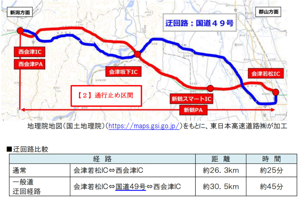 20260204banetsu2 1024x680 - 磐越道／会津若松IC～津川IC、2月4日・5日に緊急夜間通行止め