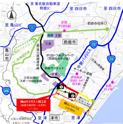 鈴鹿環状線/磯山BP、3月19日に2期工区開通で全線供用開始 20260219isoyama1 - 鈴鹿環状線/磯山BP、3月19日に2期工区開通で全線供用開始