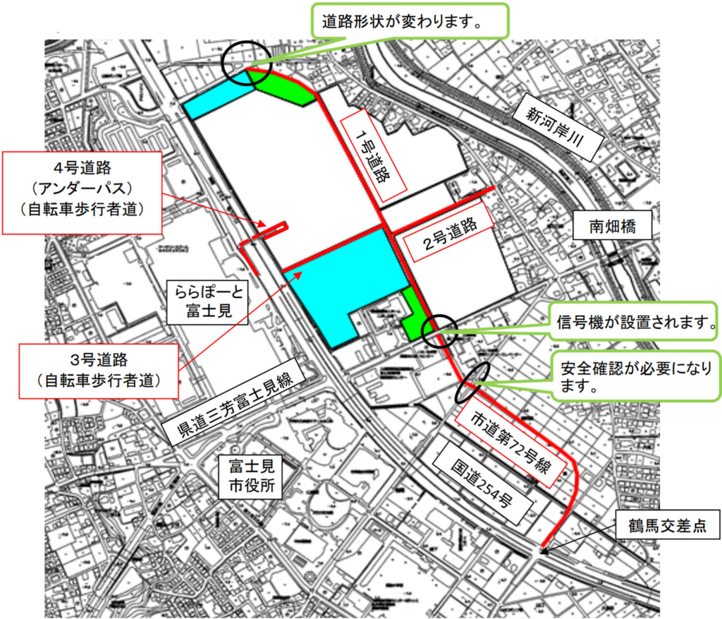 20260323fujimi 1024x877 - 埼玉県富士見市／富士見上南畑地区産業団地に係わる道路、3月26日15時開通